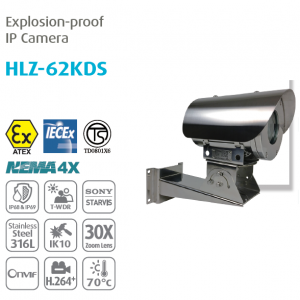 Camera chống cháy nổ Explosion-proof Bullet IP Camera HLZ-62KDS(10X) - Made in Taiwan